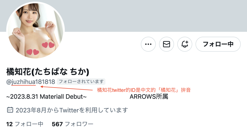 解密！那位不做主播就去做长舌风俗妹、还取了中文名字的「橘知花」是？ ... ... 