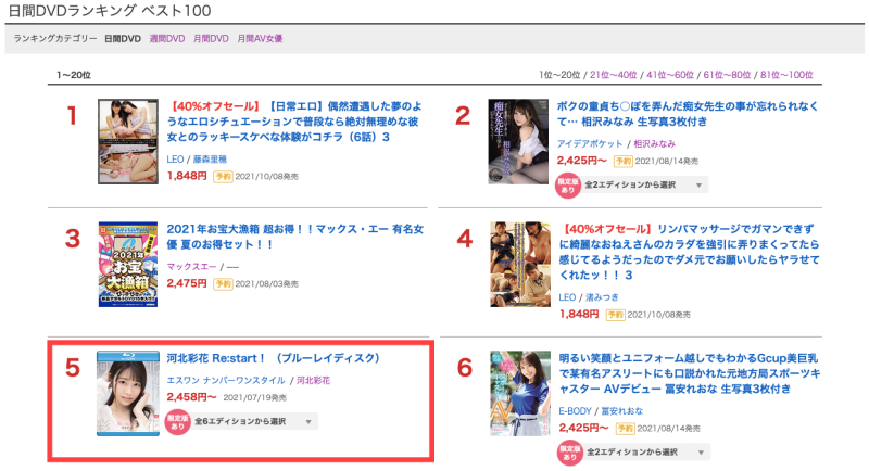 回归的第二支作品！舌尖上的媚薬、河北彩花变更色了！ 